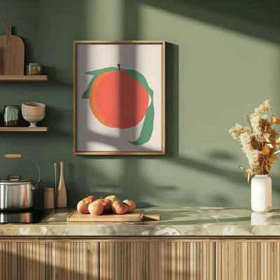 Peach - Stretched Canvas, Poster or Fine Art Print I Heart Wall Art