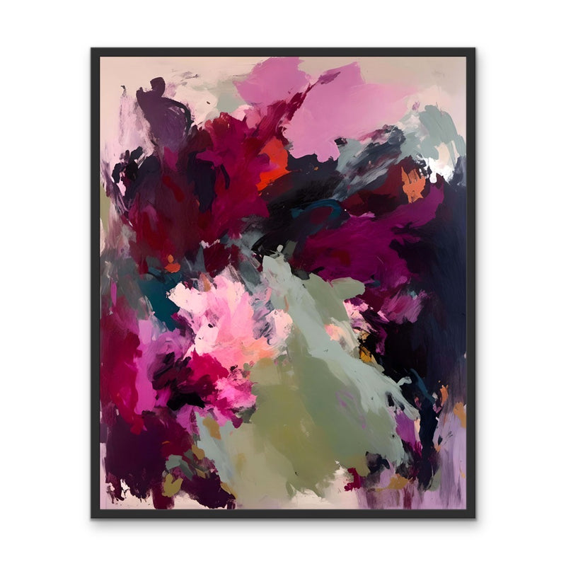 Yours and Mine -  Colourful Abstract Artwork As Stretched Canvas Or Framed Fine Art Print I Heart Wall Art Australia