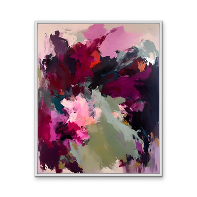 Yours and Mine -  Colourful Abstract Artwork As Stretched Canvas Or Framed Fine Art Print I Heart Wall Art Australia