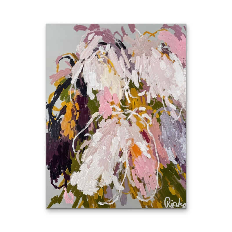 Willow - Abstract Floral Stretched Canvas, Poster or Fine Art Print I Heart Wall Art