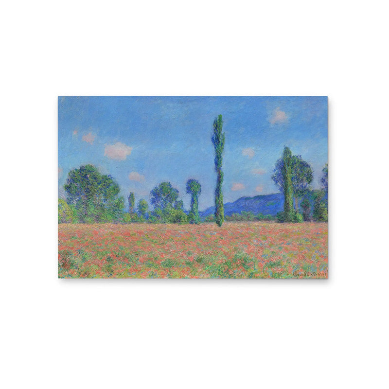 Poppy Field, Giverny (18901891) by Claude Monet - Stretched Canvas Print or Framed Fine Art Print - Artwork I Heart Wall Art Australia 