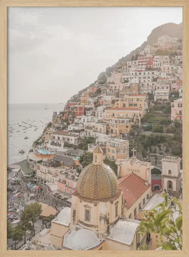 Positano Bliss - Stretched Canvas, Poster or Fine Art Print I Heart Wall Art