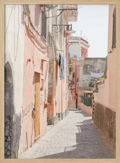 Procida Alleys - Stretched Canvas, Poster or Fine Art Print I Heart Wall Art