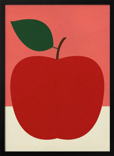 Red Apple - Stretched Canvas, Poster or Fine Art Print I Heart Wall Art