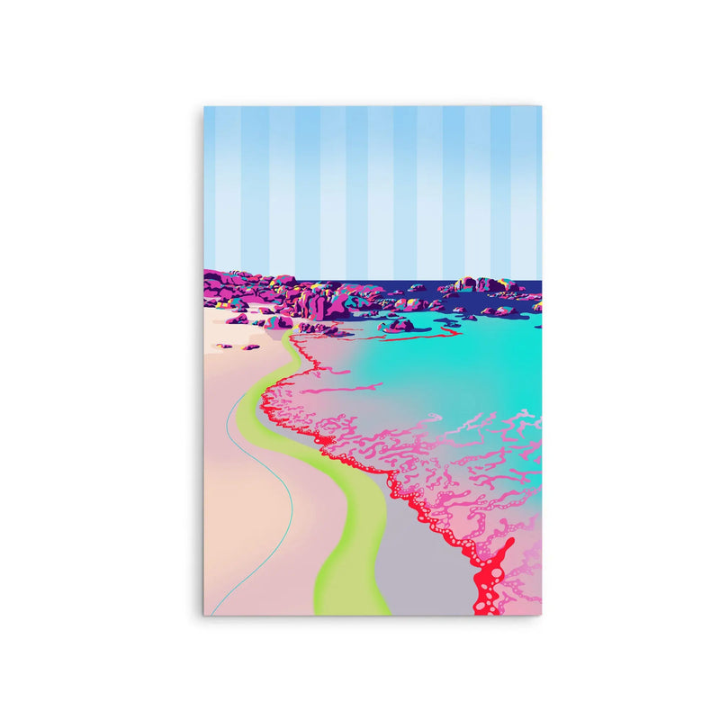 Reta Beach By Unratio - Stretched Canvas Print or Framed Fine Art Print - Artwork I Heart Wall Art Australia 