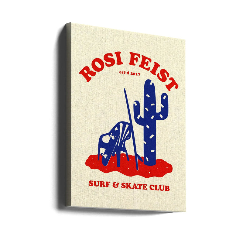 Rosi Feist Surf & Skate Club - Stretched Canvas, Poster or Fine Art Print I Heart Wall Art