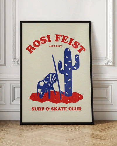 Rosi Feist Surf & Skate Club - Stretched Canvas, Poster or Fine Art Print I Heart Wall Art