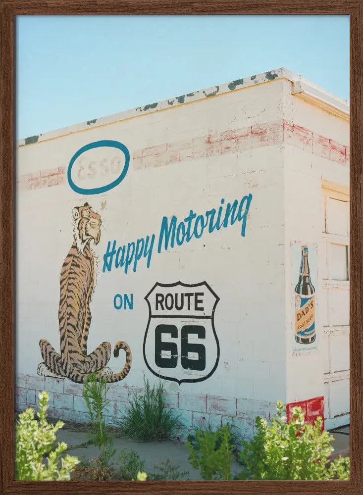 Route 66 VII - Stretched Canvas, Poster or Fine Art Print I Heart Wall Art