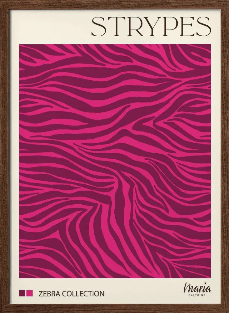 STRIPES. Zebra Collection - Stretched Canvas, Poster or Fine Art Print I Heart Wall Art