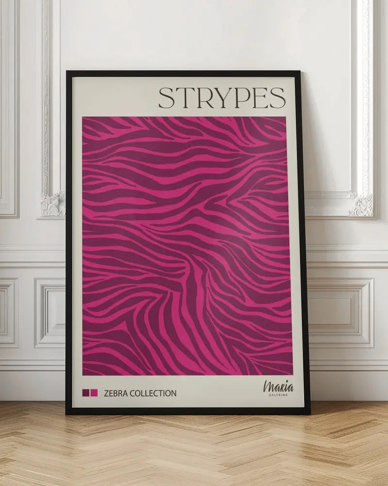 STRIPES. Zebra Collection - Stretched Canvas, Poster or Fine Art Print I Heart Wall Art