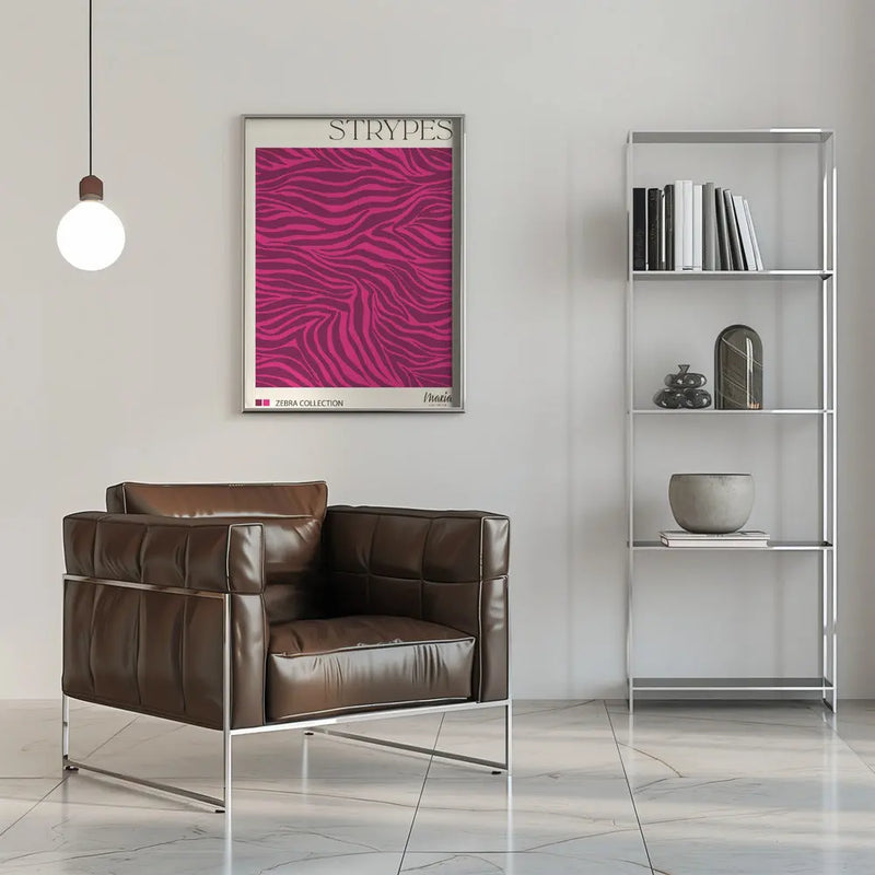 STRIPES. Zebra Collection - Stretched Canvas, Poster or Fine Art Print I Heart Wall Art