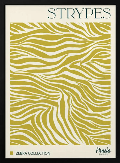 STRIPES. Zebra Collection - Stretched Canvas, Poster or Fine Art Print I Heart Wall Art