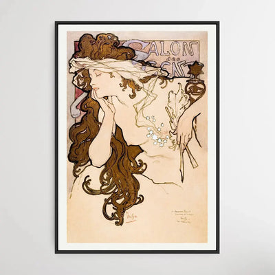 Salon des Cent  (1896) by Alphonse Maria Mucha I Heart Wall Art Australia