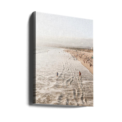 Santa Monica Beach - Stretched Canvas, Poster or Fine Art Print I Heart Wall Art