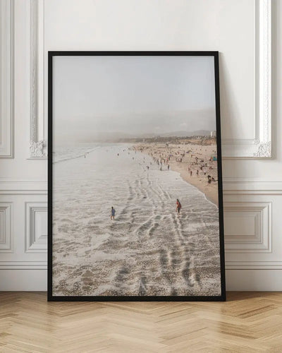 Santa Monica Beach - Stretched Canvas, Poster or Fine Art Print I Heart Wall Art