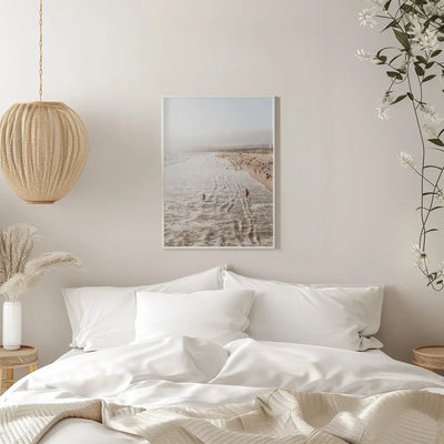 Santa Monica Beach - Stretched Canvas, Poster or Fine Art Print I Heart Wall Art