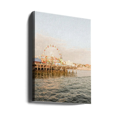 Santa Monica - Stretched Canvas, Poster or Fine Art Print I Heart Wall Art