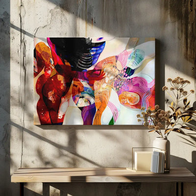 She Asked for the Wings - Stretched Canvas, Poster or Fine Art Print I Heart Wall Art