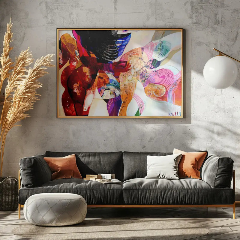 She Asked for the Wings - Stretched Canvas, Poster or Fine Art Print I Heart Wall Art