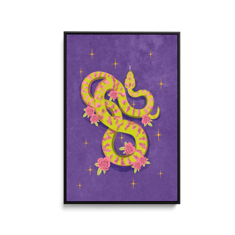 Snake by Raissa Oltmanns - Stretched Canvas Print or Framed Fine Art Print - Artwork I Heart Wall Art Australia 