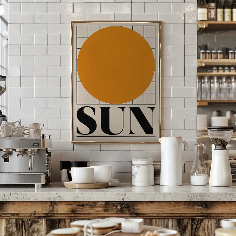 Sun - Stretched Canvas, Poster or Fine Art Print I Heart Wall Art