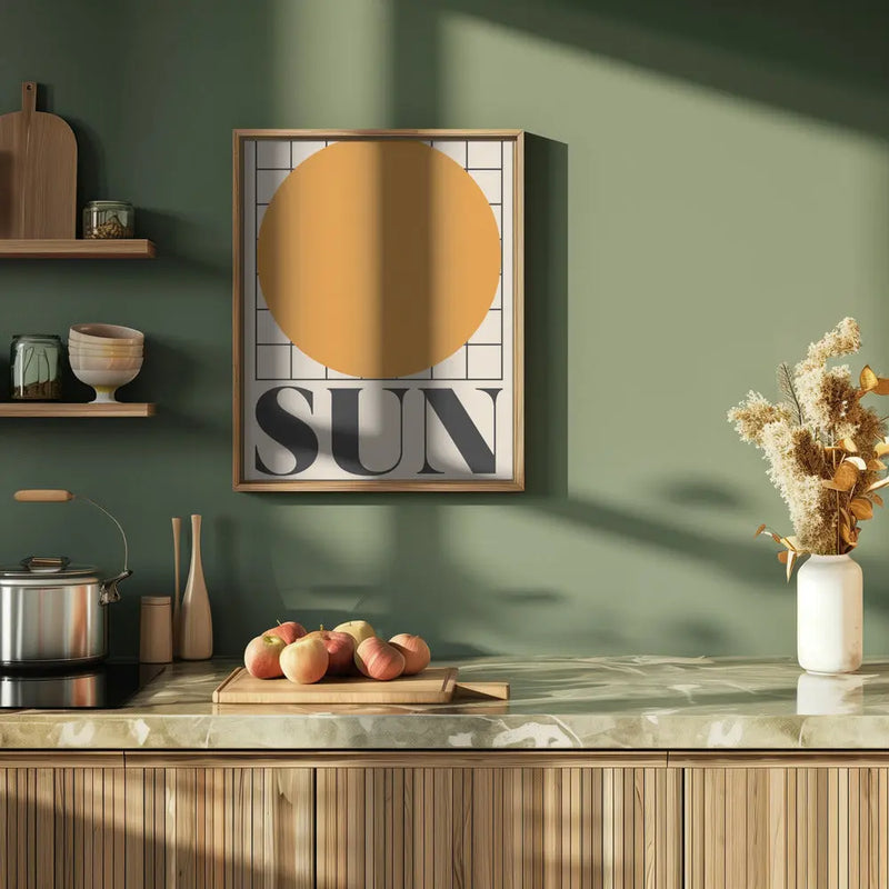 Sun - Stretched Canvas, Poster or Fine Art Print I Heart Wall Art