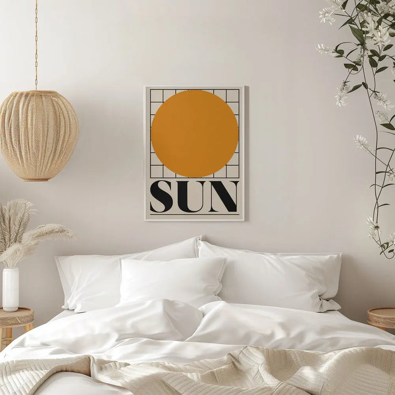 Sun - Stretched Canvas, Poster or Fine Art Print I Heart Wall Art