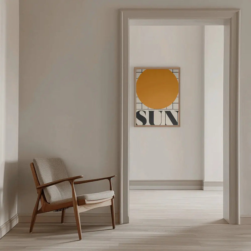 Sun - Stretched Canvas, Poster or Fine Art Print I Heart Wall Art