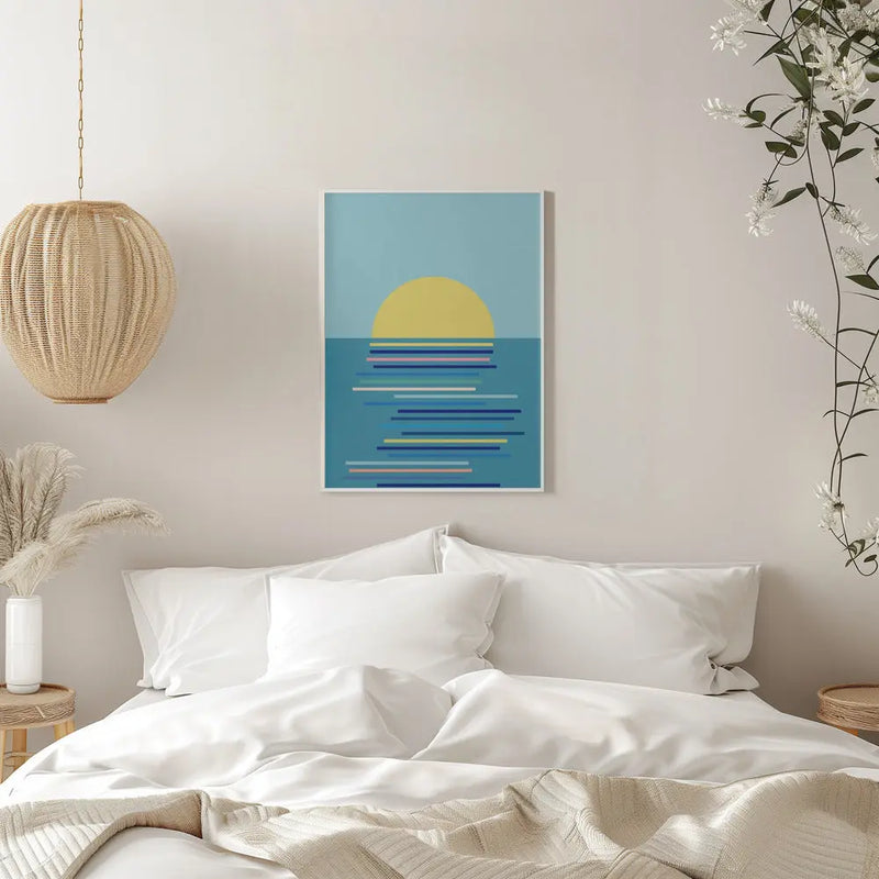 Sunrise In Ahrenshoop - Stretched Canvas, Poster or Fine Art Print I Heart Wall Art