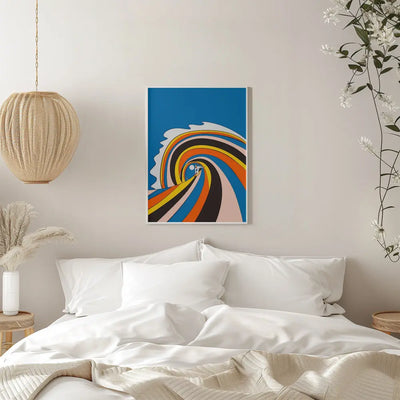 Surf the Wave - Stretched Canvas, Poster or Fine Art Print I Heart Wall Art