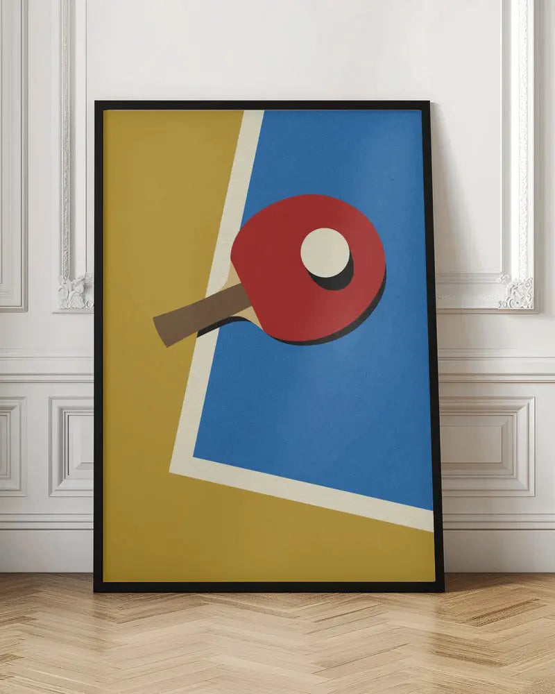 Table Tennis Team Red - Stretched Canvas, Poster or Fine Art Print I Heart Wall Art