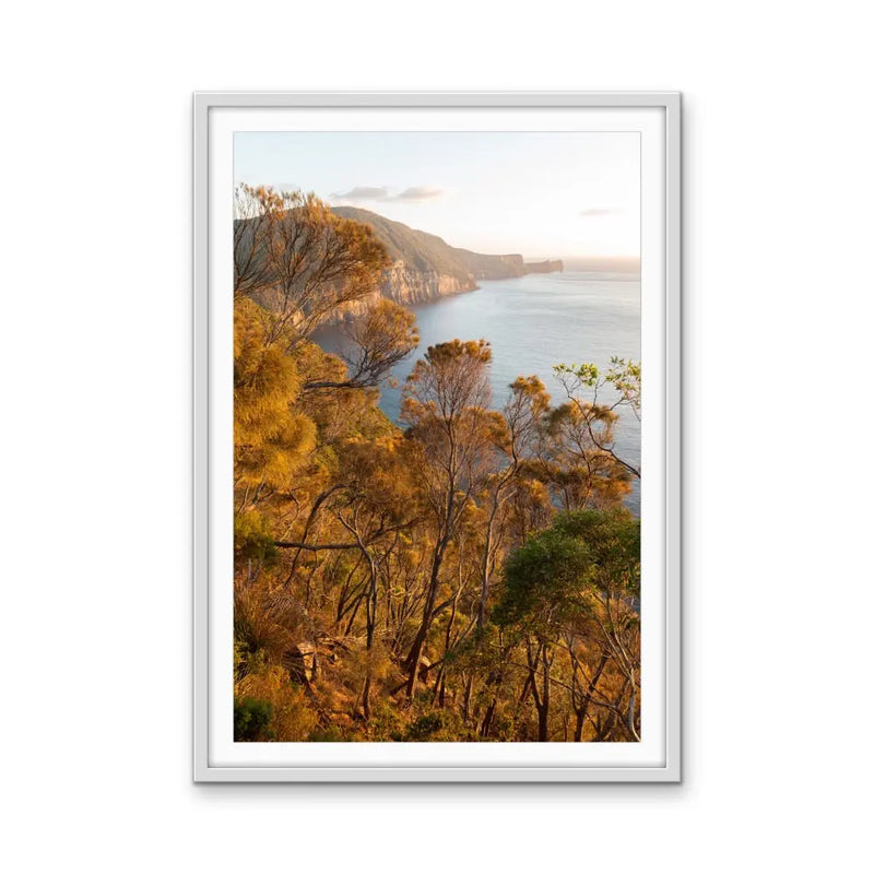 Tasmania in Autumn Tones - Cape Huay Photographic Print of Tasmanian Wilderness I Heart Wall Art Australia