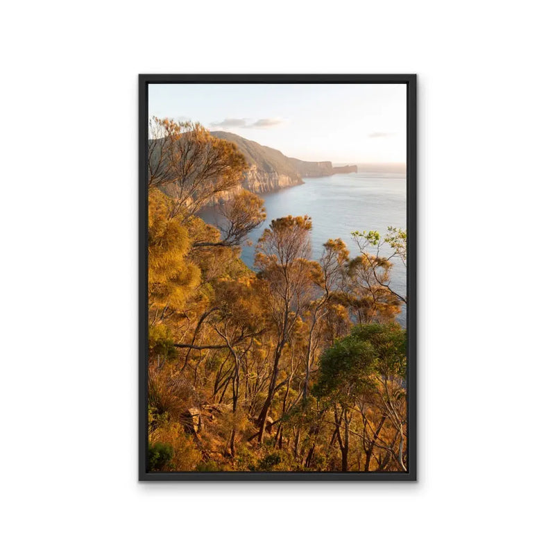 Tasmania in Autumn Tones - Cape Huay Photographic Print of Tasmanian Wilderness I Heart Wall Art Australia