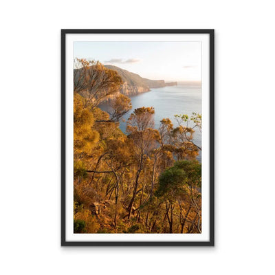 Tasmania in Autumn Tones - Cape Huay Photographic Print of Tasmanian Wilderness I Heart Wall Art Australia