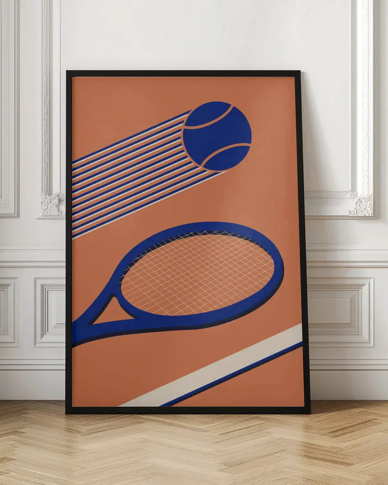 Tennis 80s - Stretched Canvas, Poster or Fine Art Print I Heart Wall Art