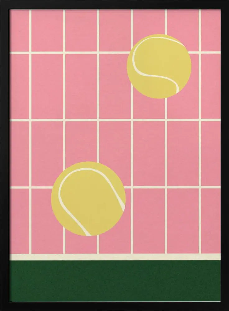 Tennis Kitchen - Stretched Canvas, Poster or Fine Art Print I Heart Wall Art