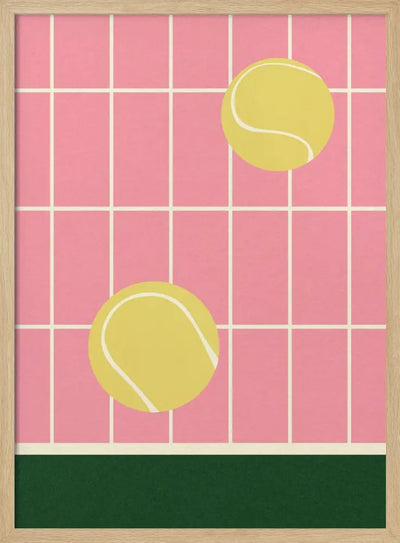 Tennis Kitchen - Stretched Canvas, Poster or Fine Art Print I Heart Wall Art