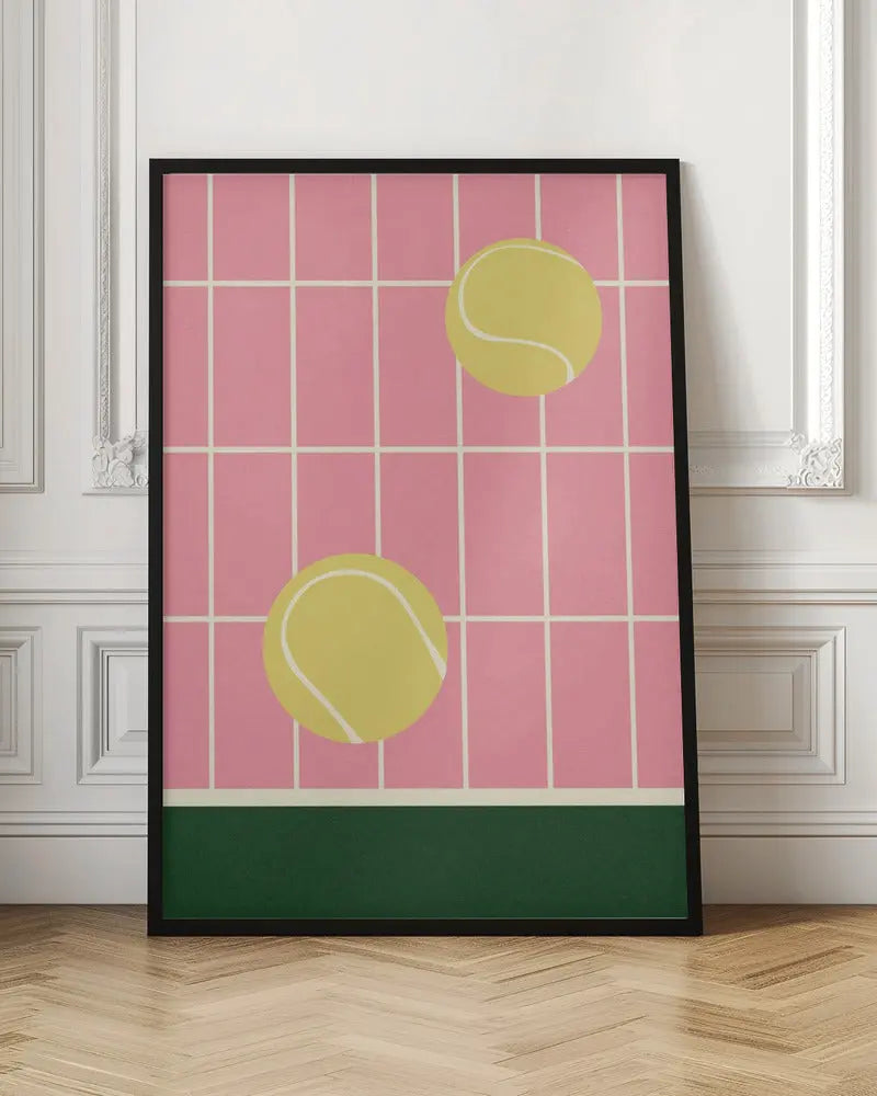 Tennis Kitchen - Stretched Canvas, Poster or Fine Art Print I Heart Wall Art