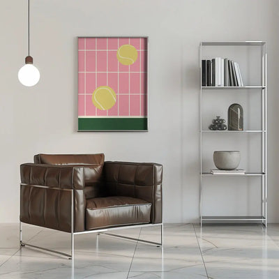 Tennis Kitchen - Stretched Canvas, Poster or Fine Art Print I Heart Wall Art