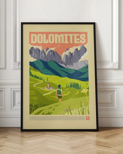 The Dolomites - Stretched Canvas, Poster or Fine Art Print I Heart Wall Art