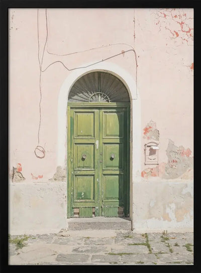 The Green Door - Stretched Canvas, Poster or Fine Art Print I Heart Wall Art