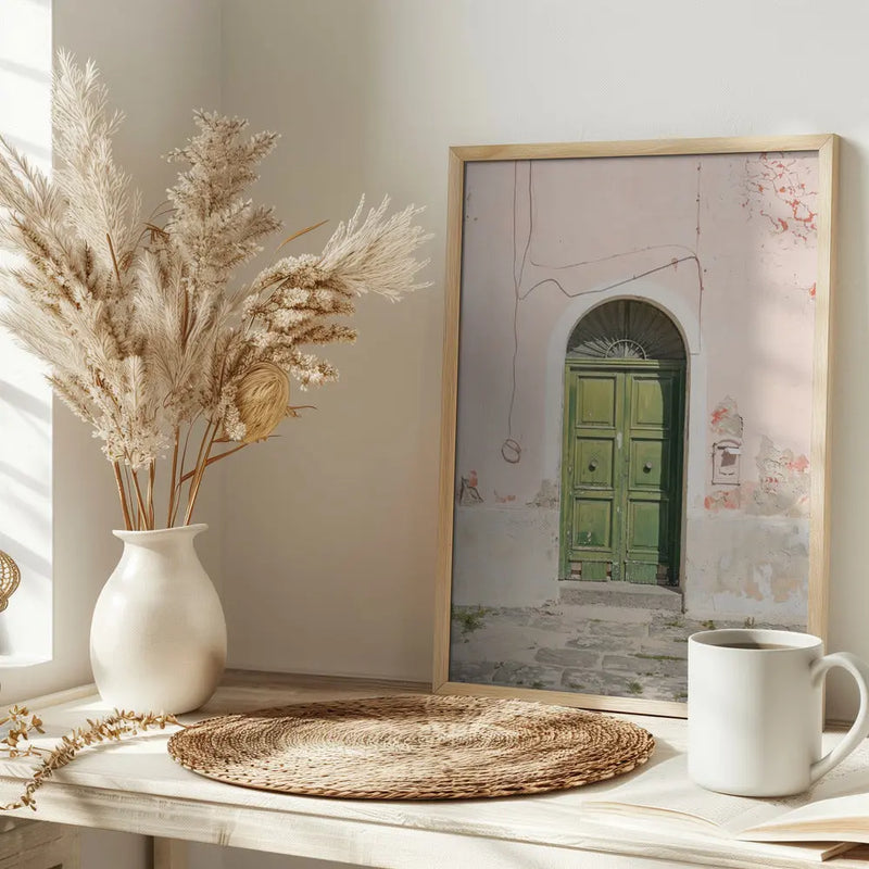 The Green Door - Stretched Canvas, Poster or Fine Art Print I Heart Wall Art