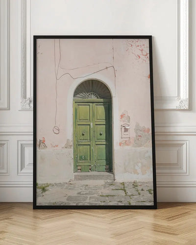 The Green Door - Stretched Canvas, Poster or Fine Art Print I Heart Wall Art