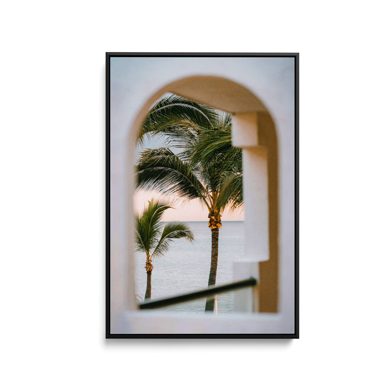 Through The Arch Window - Boho Tropical Photographic Print I Heart Wall Art Australia