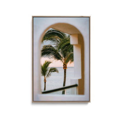 Through The Arch Window - Boho Tropical Photographic Print I Heart Wall Art Australia