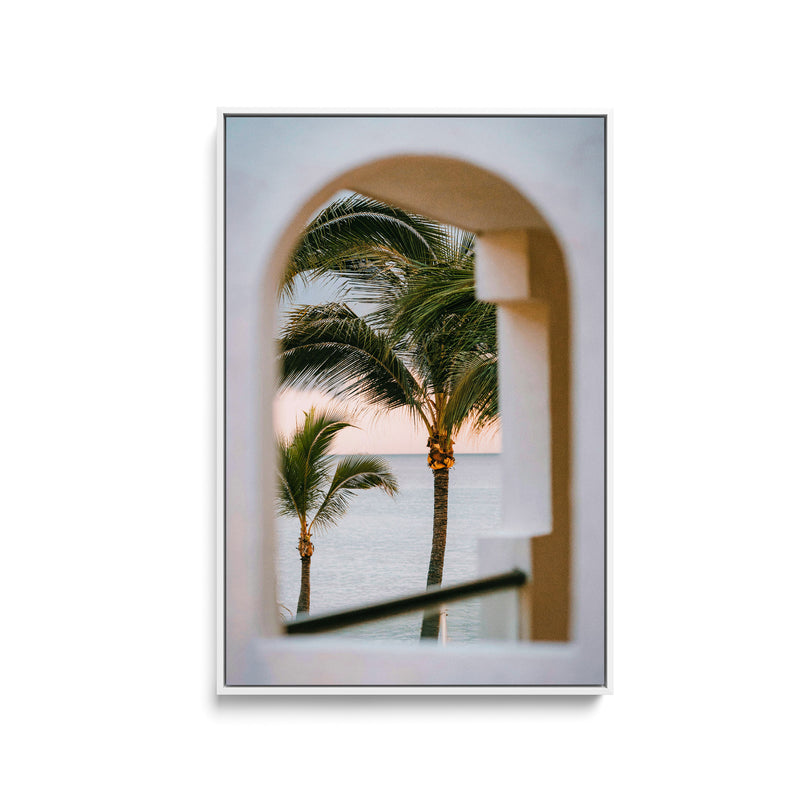 Through The Arch Window - Boho Tropical Photographic Print I Heart Wall Art Australia