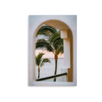 Through The Arch Window - Boho Tropical Photographic Print I Heart Wall Art Australia