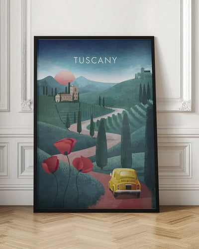 Tuscanytext - Stretched Canvas, Poster or Fine Art Print I Heart Wall Art