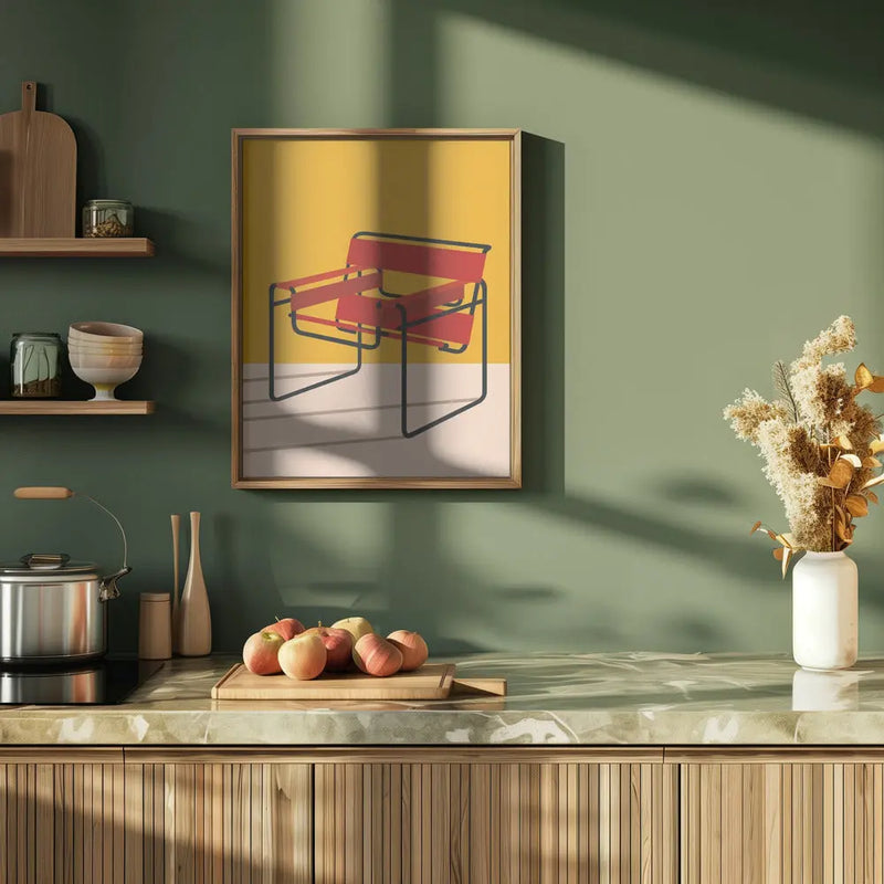 Wassily Chair Marcel Breuer - Stretched Canvas, Poster or Fine Art Print I Heart Wall Art