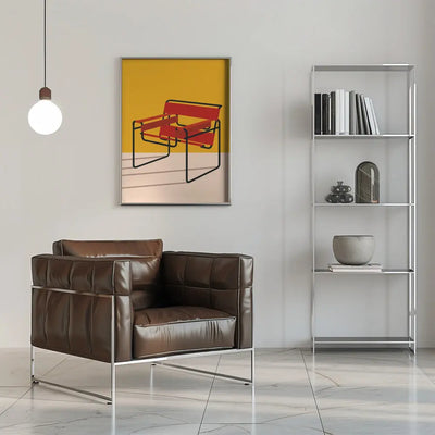 Wassily Chair Marcel Breuer - Stretched Canvas, Poster or Fine Art Print I Heart Wall Art